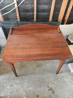 Angled Drafting / Drawing Desk with Storage Hatch