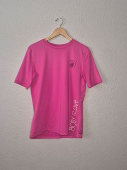 Body Glove NWT Pink Short sleeve Performance Rash Guard UVP Shirt Women's XL