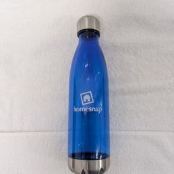 BPA Free Water Bottle, 25oz, Clear Blue 