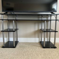 Black Desk/ TV Stand in Great Condition