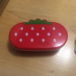 Strawberry Bento Box With Chopsticks