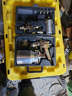 HDC spray gun kit with case