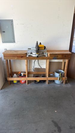 Chop saw and trim table