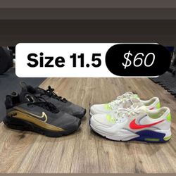Men’s Nike Air Max Size 11.5 Both For $60
