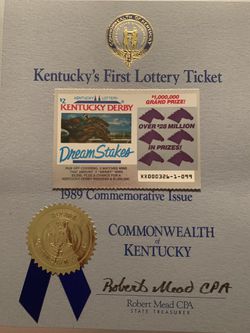Kentucky’s First Lottery Ticket