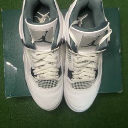 Air Jordan Retro 4 Oxidized Green Size 12 In Great Condition With Shoe Box. 