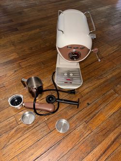 XIXUBX 20-Bar Compact Espresso Machine w/ Milk Frother – Brand New