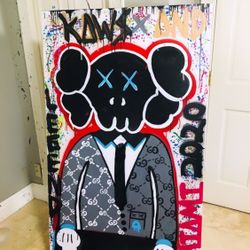 Custom Kaws Paintings 40x70