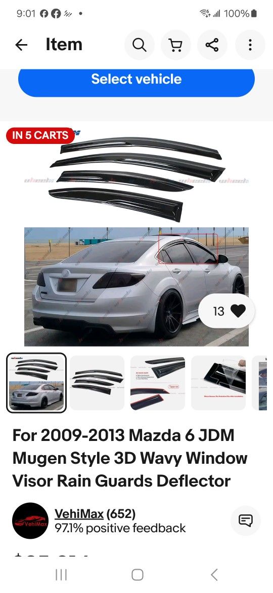 2013 Mazda Raid Guards