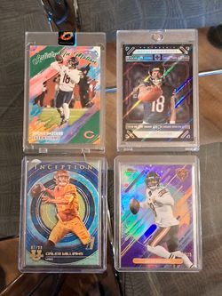 🔥 Caleb Williams Numbered Lot – Finest Purple /125, Photogenic RC Purple /75 & Artistry /25 🔥