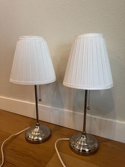 Pair of IKEA lamps