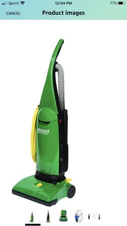 Bissell BigGreen Commercial PowerForce Bagged Lightweight, Upright, Industrial, Vacuum Cleaner, BGU1451T