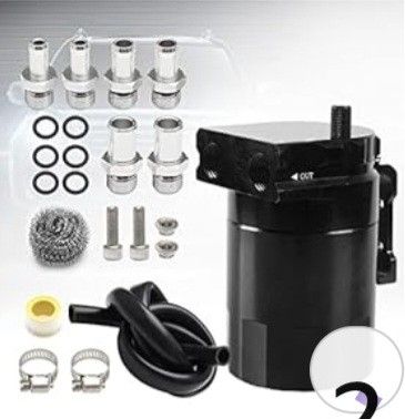 Htostar Racing Thick Shell Baffled Oil Catch Can Coolant