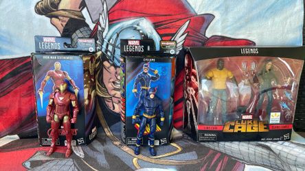 Marvel Legends Iron Man , Cyclops Luke Cage & Claire