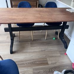 Large Wood Table (no Chairs) 