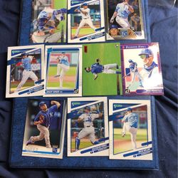 Kansas City Royals Baseball Cards All In Mint Condition!