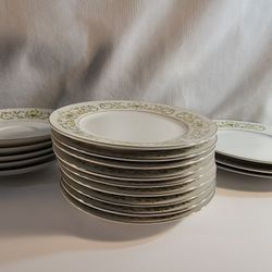 Sterling China Florentine Pattern Plates