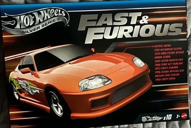 Hot Wheels Fast & Furious Silver Series 10-Car Set