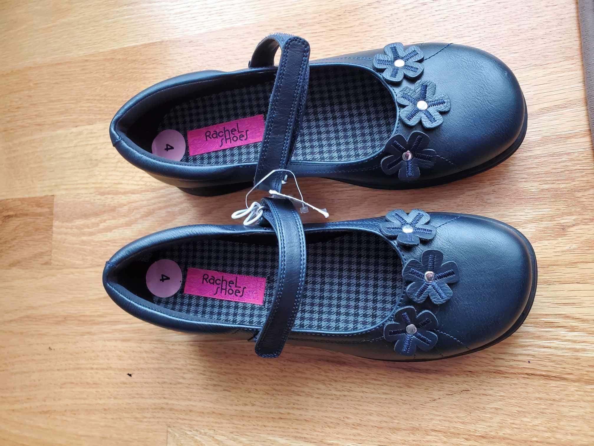 New Dress Shoes Girls Size 4 Kids Navy Blue