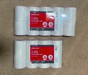 Bond paper rolls