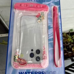 ByTech WaterProof Pink Glitter Phone Case