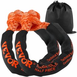 VEVOR Synthetic Soft Shackle, 1/2" x 22" (2 Pack) 44092 lbs (20 Ton)