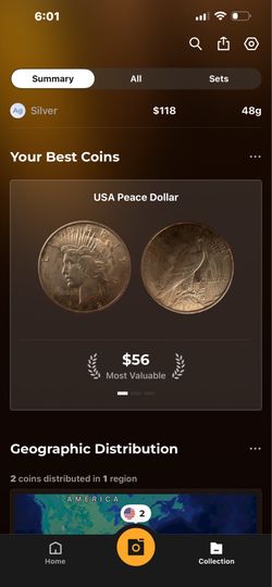 1922 Peace Dollar