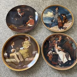 Norman Rockwell plates