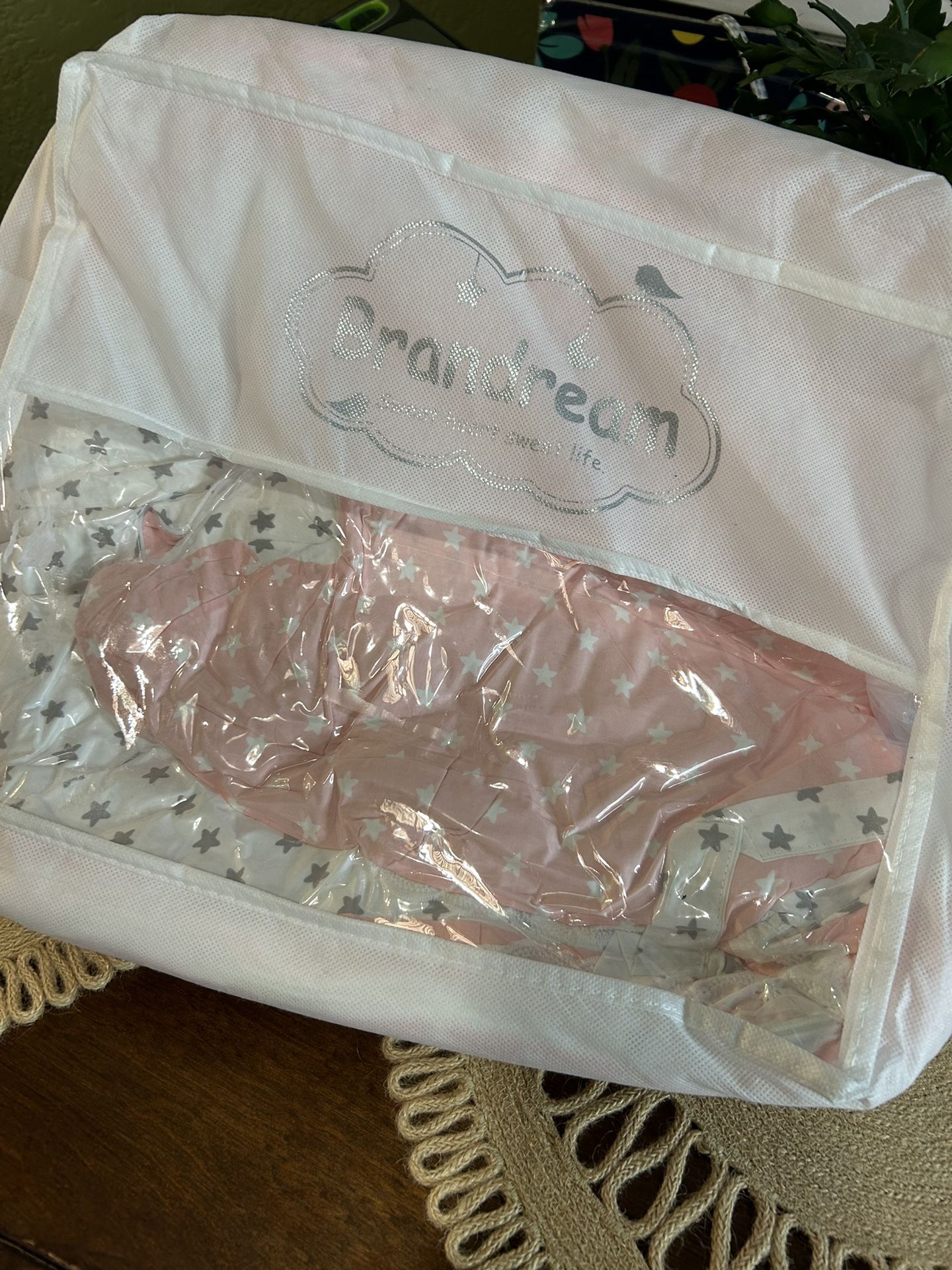 Brandream Pink Stars Portable Baby Nest