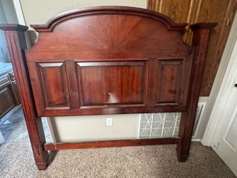 Cal king bed frame and dresser