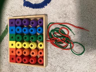 Melissa & Doug Primary Lacing Beads