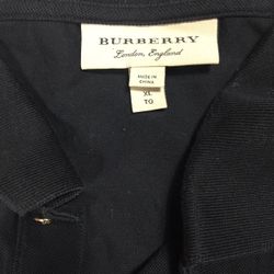 Good Condition Hardly Worn  Vintage Gold Logo Burberry Men’s Limited Edition Xlarge Fits SMall Polo Shirt  