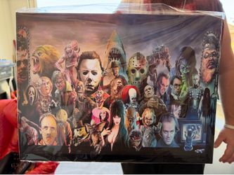 Horror characters wall decor