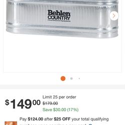 Behlen Stock Tank