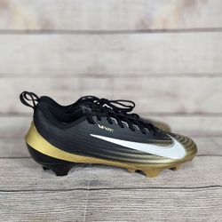 Nike Vapor Speed 3 Black Gold Football Cleats FB3303-003 Mens Size 13 NWOB