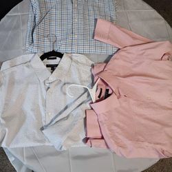  3 Camisas De Vestir Para Hombre  En Excelentes Condiciones 