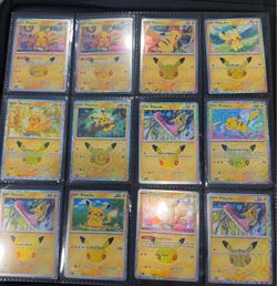 Pokemon 30th celebrations lot of 84 Pikachu cards
