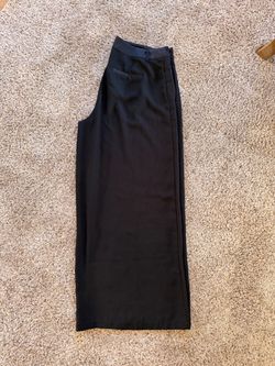 👖 Forever 21 Wide Leg Plus Size 1x Trousers Women’s Black Dress Pants