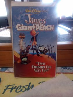 James and the giant peach VHS