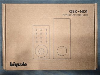 BIQUOLE Keyless Entry Smart Door Lock with Keypad
