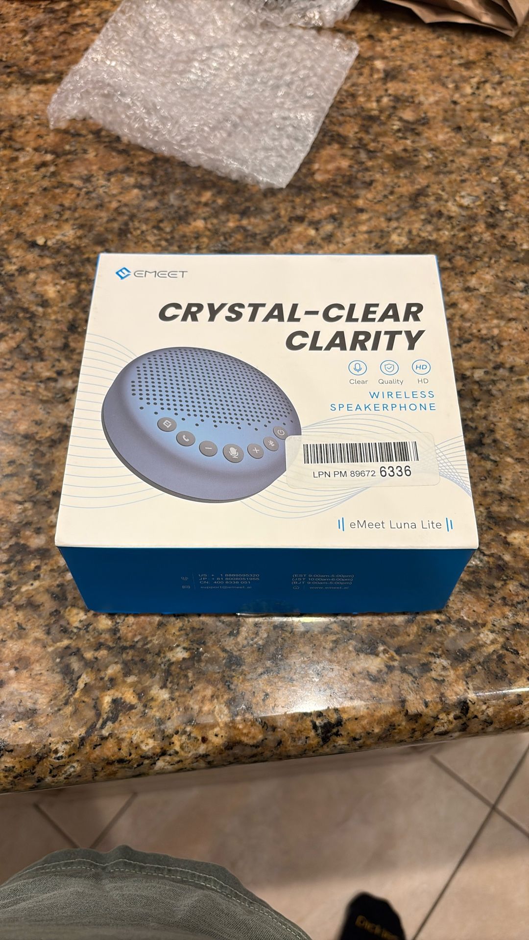 Bluetooth Speaker - Emeet Luna Lite