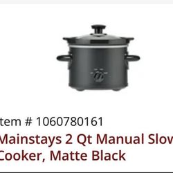 2 Quart Slow Cooker