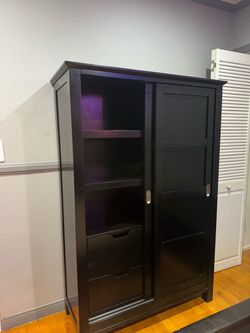 Black Dresser with drawers