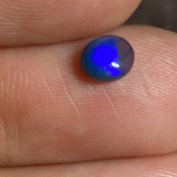 Solid, Black Australian Opal .62 Ct 