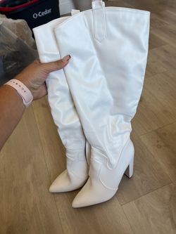 White boots