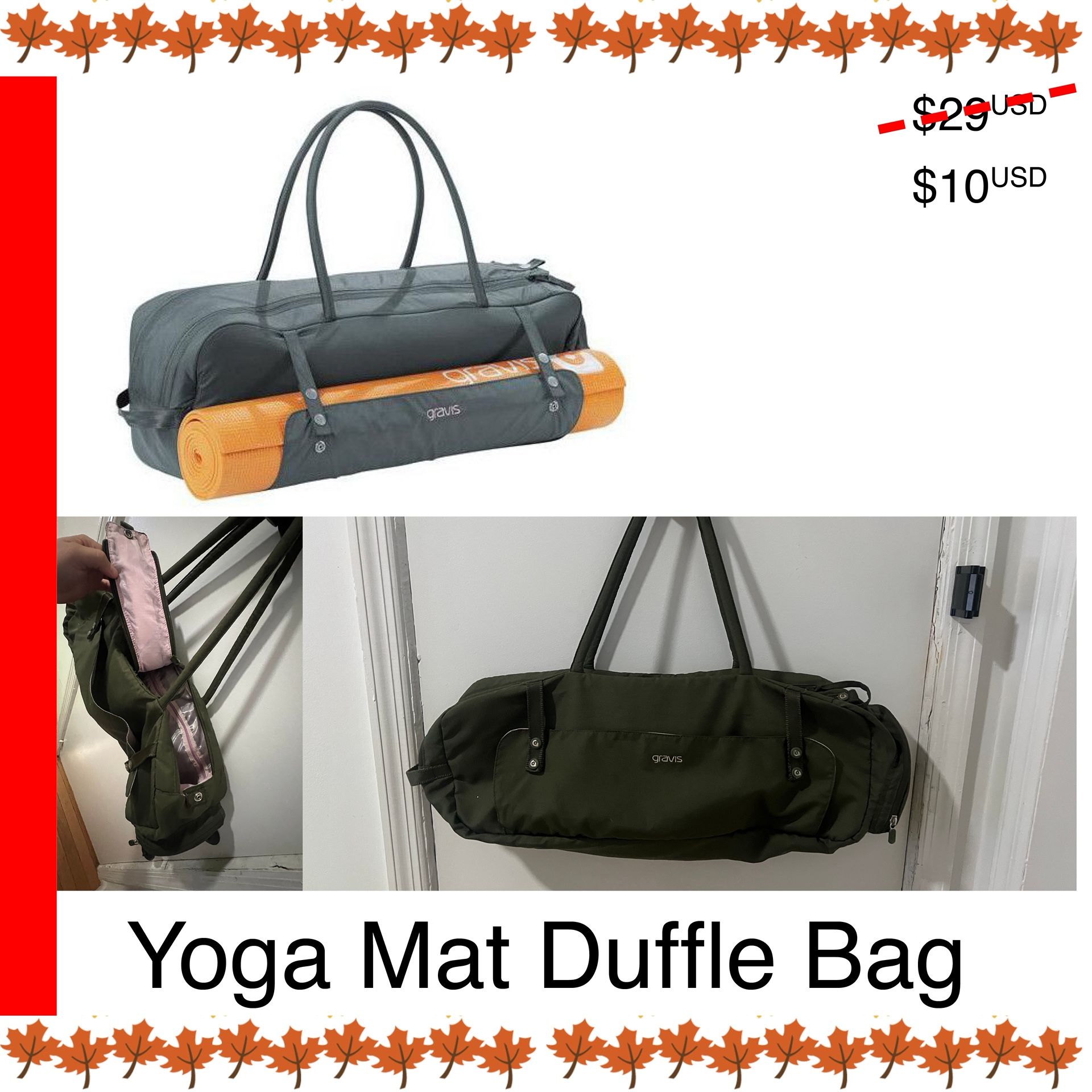 yoga duffle bag 
