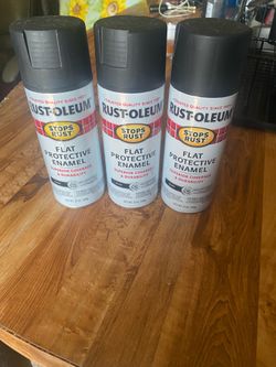 Rust-oleum flat protective enamel