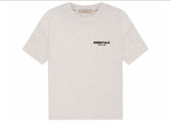 Essentials of God T-shirt in light Oatmeal