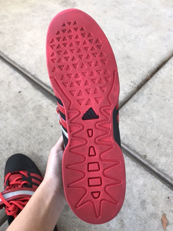 Adidas Adipower Powerlifting Shoes | Men's Size 7.5 | Black/Red for San Jose, CA - OfferUp