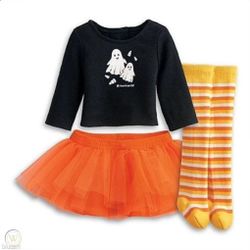 American Girl Doll 2014 Spooky Fun Halloween Outfit-Retired-Set Of 3Get ready for Halloween with this spooky fun American Girl Doll outfit set. The se